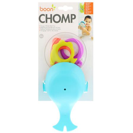 Badleksaker, Barnleksaker, Barn, Baby: Boon, Chomp, Hungry Whale Bath Toy, 12+ Months