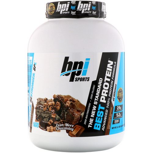 BPI Sports, Best Protein, Advanced 100% Protein Formula, Chocolate Brownie, 5.1 lbs (2,329 g) Review