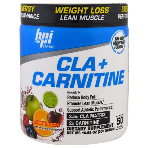 BPI Sports, CLA + Carnitine, Fruit Punch, 10.58 oz (300 g) Review