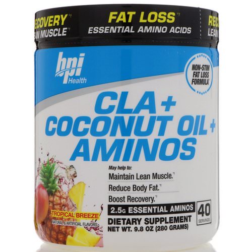 BPI Sports, CLA + Coconut Oil + Aminos, Tropical Breeze, 9.8 oz (280 g) Review