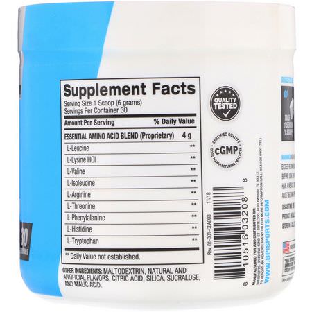 Aminosyror, Kosttillskott: BPI Sports, Clinical Essential Aminos, Sour Candy, 6.35 oz (180 g)