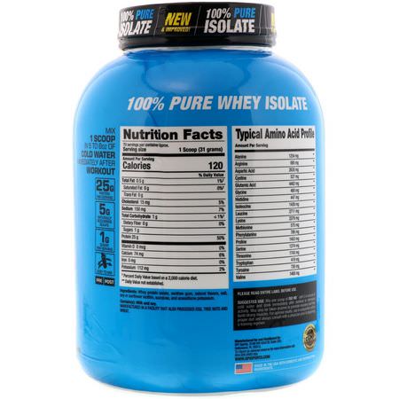 Vassleprotein, Idrottsnäring: BPI Sports, ISO HD, 100% Pure Isolate Protein, Vanilla Cookie, 4.8 lbs (2170 g)