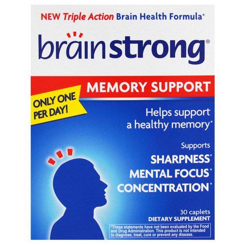 BrainStrong, Memory Support, 30 Caplets Review