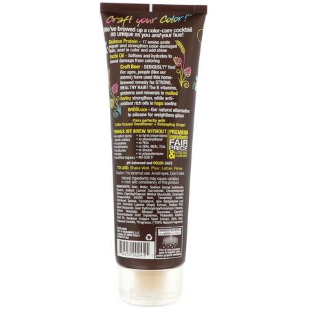 Schampo, Hårvård, Badkar, Naturlig Hårvård: BRoo, Color Crazed Shampoo, Quinoa Colada, 8.5 fl oz (250 ml)