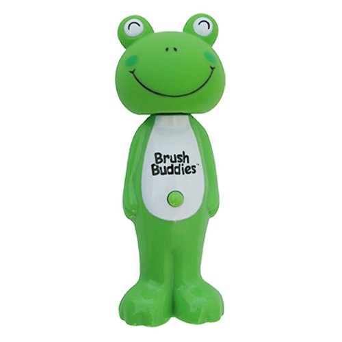 Brush Buddies, Poppin', Leapin' Louie Frog, Soft, 1 Toothbrush Review