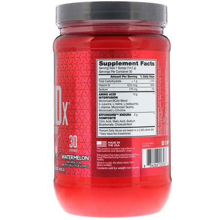 Bcaa, Aminosyror, Kosttillskott: BSN, Amino-X, Endurance & Recovery, Watermelon, 15.3 oz (435 g)