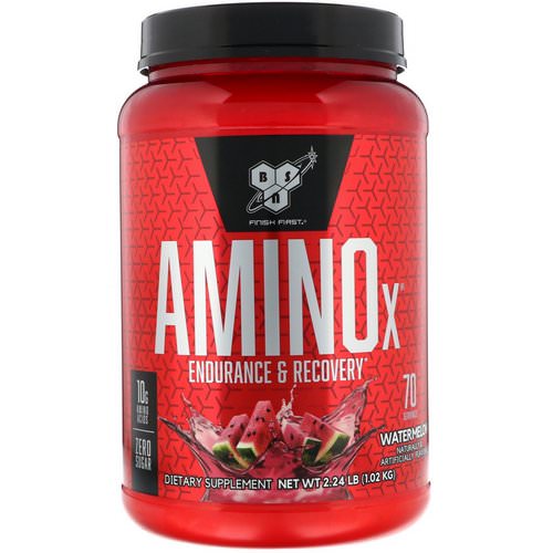 BSN, Amino-X, Endurance & Recovery, Watermelon, 2.24 lb (1.02 kg) Review