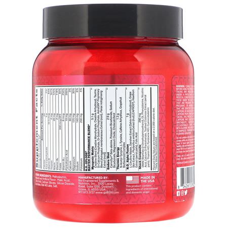 Betain Vattenfri, Kväveoxid, Stimulerande, Kompletterande Före Träning: BSN, N.O.-Xplode, Legendary Pre-Workout, Scorched Cherry, 1.26 lb (570 g)