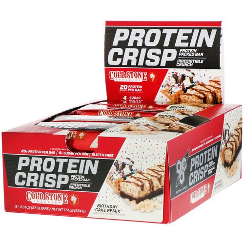 BSN, Protein Crisp, Birthday Cake Remix, 12 Bars, 2.01 oz (57 g) Each Review