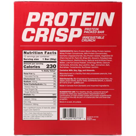 BSN Whey Protein Bars Milk Protein Bars - Mjölkproteinbarer, Vassleproteinbarer, Proteinbarer, Brownies