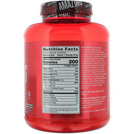 Protein, Idrottsnäring: BSN, Syntha-6, Cold Stone Creamery, Berry Berry Berry Good, 4.56 lb (2.07 kg)