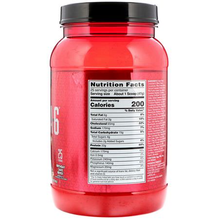 Protein, Sportsnäring: BSN, Syntha-6, Cold Stone Creamery, Birthday Cake Remix, 2.59 lb (1.17 kg)