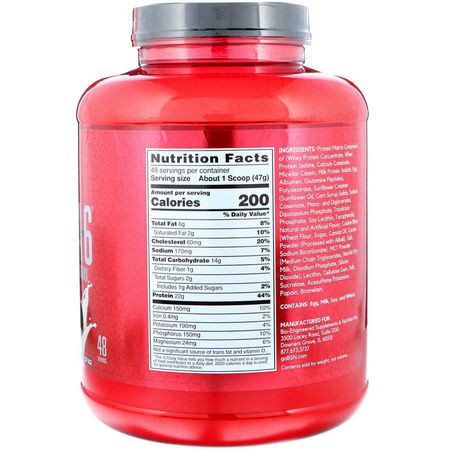 Protein, Idrottsnäring: BSN, Syntha-6, Protein Powder Drink Mix, Cookies and Cream, 5.0 lbs (2.27 kg)