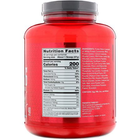 Protein, Idrottsnäring: BSN, Syntha-6, Ultra Premium Protein Matrix, Strawberry Milkshake, 5.0 lbs (2.27 kg)