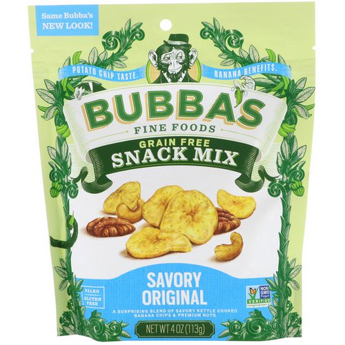 Bubba's Fine Foods, Snack Mix, Savory Original, 4 oz (113 g) Review