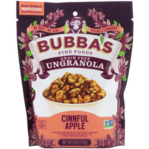 Bubba's Fine Foods, UnGranola, Cinnful Apple, 6 oz (170 g) Review