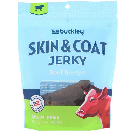Buckley, Skin & Coat Jerky, Dog Treats, Beef Recipe, 5 oz (141.7 g) Review