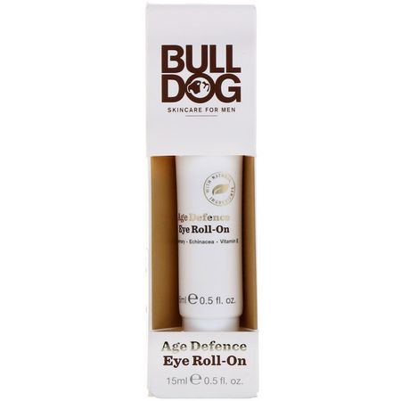 Ansiktsvård, Herrvård, Bad: Bulldog Skincare For Men, Age Defence Eye Roll-On, 0.5 fl oz (15 ml)