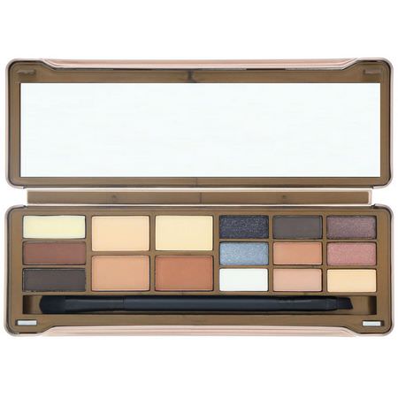 Makeup-Paletter, Ögonskugga, Ögon, Makeup: BYS, Essentials, Contour, Brow & Eyeshadow Palette, 15 g