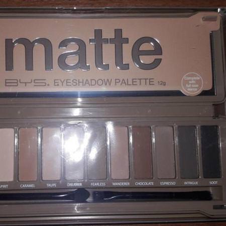 BYS, Matte, Eyeshadow Palette, 12 g