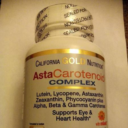California Gold Nutrition CGN Betakaroten, Astaxanthin, Antioxidanter, Kosttillskott