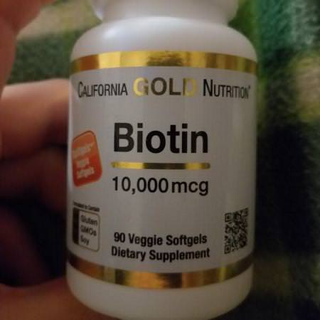 California Gold Nutrition CGN Biotin - Biotin, Naglar, Hud, Hår