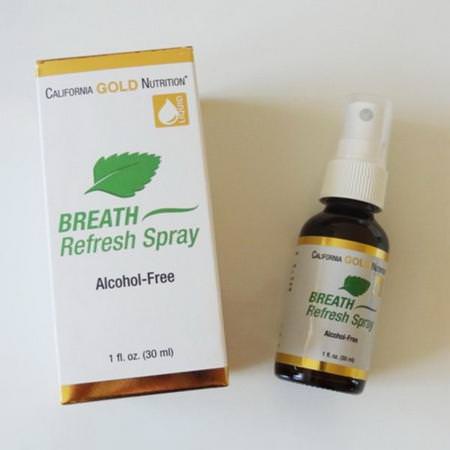 California Gold Nutrition CGN Mouthwash Rinse Spray - Spray, Skölj, Munvatten, Munvård
