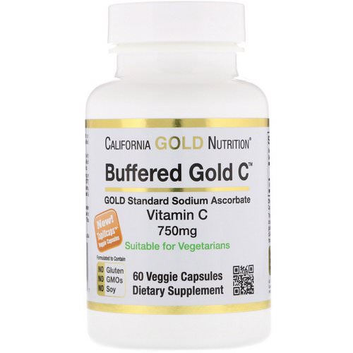 California Gold Nutrition, Buffered Vitamin C Capsules, 750 mg, 60 Veggie Capsules Review