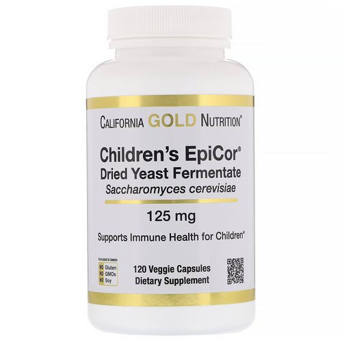 California Gold Nutrition, Children's Epicor, 125 mg, 120 Veggie Capsules Review