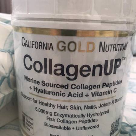 California Gold Nutrition, CollagenUP, Marine Collagen + Hyaluronic Acid + Vitamin C, Unflavored, 7.26 oz (206 g)