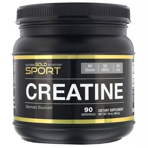 California Gold Nutrition, Creatine Monohydrate, Unflavored, 16 oz (454 g) Review