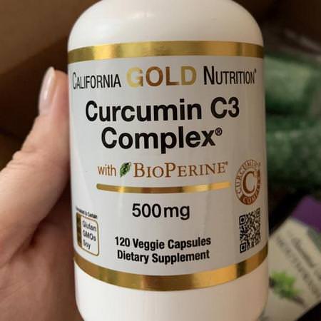 California Gold Nutrition CGN Curcumin, Gurkmeja, Antioxidanter, Kosttillskott