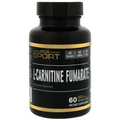 California Gold Nutrition, L-Carnitine Fumarate, European Sourced, Alfasigma, 885 mg, 60 Veggie Caps Review