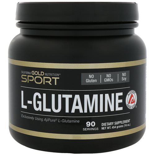 California Gold Nutrition, L-Glutamine Powder, AjiPure, Gluten Free, 16 oz (454 g) Review