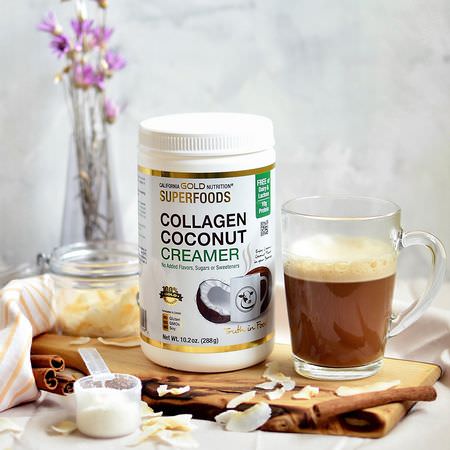 California Gold Nutrition CGN Creamers Beverage Enhancers Collagen Supplements - Kollagentillskott, Fog, Ben, Kosttillskott
