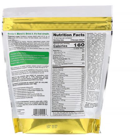 Måltidsersättningar, Vikt, Kost, Kosttillskott: California Gold Nutrition, Zenbu Shake, Vegan Protein Superfood Blend with Cocoa Powder, 1.48 lbs (675 g)