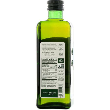 Avocado Oil, Vinegars, Oljor: California Olive Ranch, Avocado Oil Blend, Destination Series, 25.4 fl oz (750 ml)