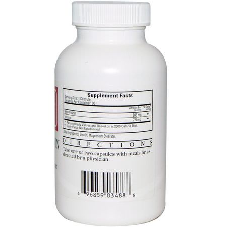 Influensa, Hosta, Förkylning, Kosttillskott: Ecological Formulas, Monolaurin, 600 mg, 90 Capsules