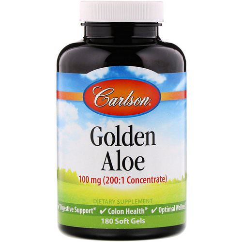 Carlson Labs, Golden Aloe, 100 mg, 180 Soft Gels Review