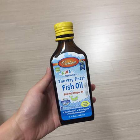 Carlson Labs, Kid's, Norwegian, The Very Finest Fish Oil, Natural Lemon Flavor, 6.7 fl oz (200 ml)