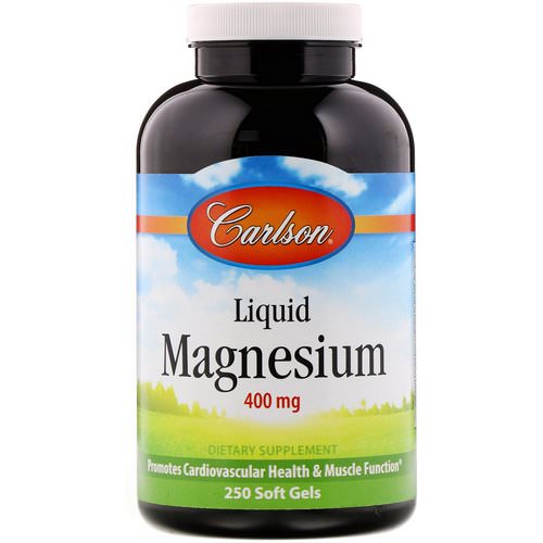 Carlson Labs, Liquid Magnesium, 400 mg, 250 Soft Gels Review