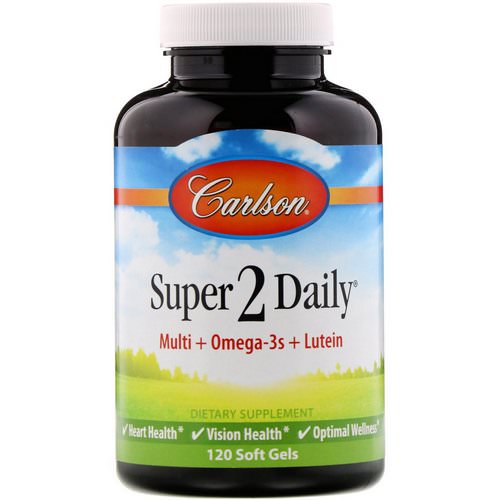 Carlson Labs, Super 2 Daily, 120 Soft Gels Review