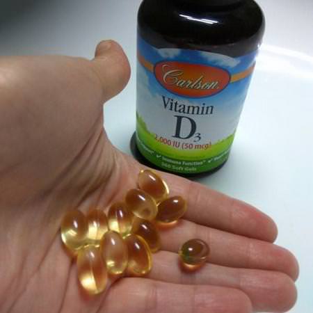 Carlson Labs D3 Cholecalciferol, D-Vitamin, Vitaminer, Kosttillskott