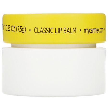 Läkemedlet, Läppbalsam, Läppvård, Bad: Carmex, Classic Lip Balm, Medicated, 0.25 oz (7.5 g)