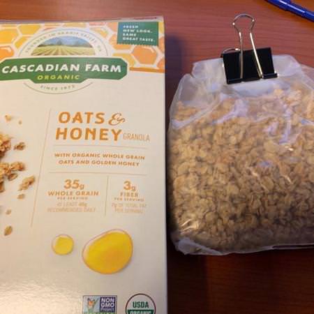 Cascadian Farm Granola Cold Cereals - Kalla Spannmål, Granola, Frukostmat, Spannmål