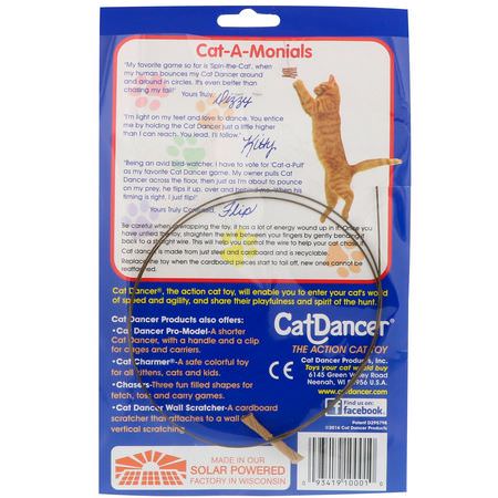 Husdjurleksaker, Husdjur: Cat Dancer, The Original Interactive Cat Toy, 1 Cat Dancer