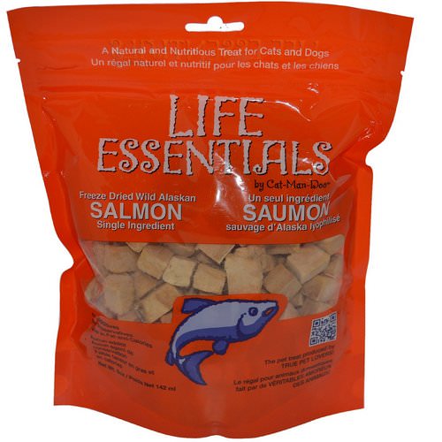 Cat-Man-Doo, Life Essentials, Freeze Dried Wild Alaskan Salmon Treats, 5 oz (142 g) Review