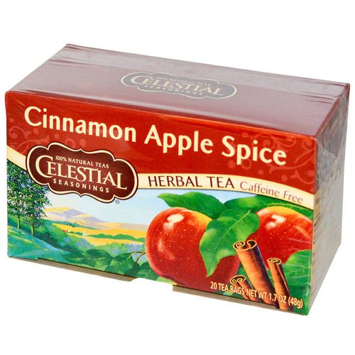 Celestial Seasonings, Cinnamon Apple Spice, Caffeine Free, 20 Tea Bags, 1.7 oz (48 g) Review
