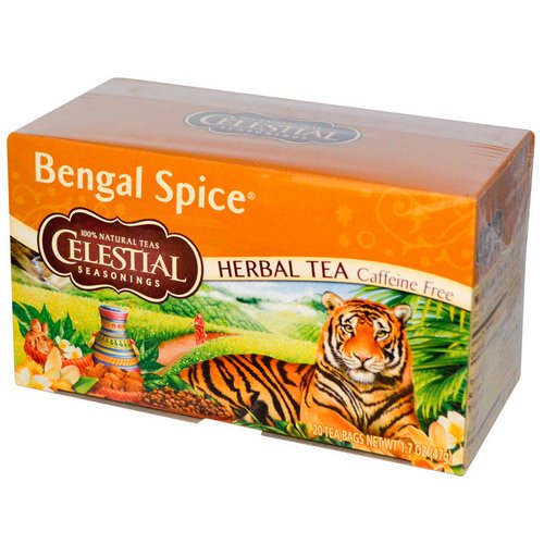 Celestial Seasonings, Herbal Tea, Bengal Spice, Caffeine Free, 20 Tea Bags, 1.7 oz (47 g) Review