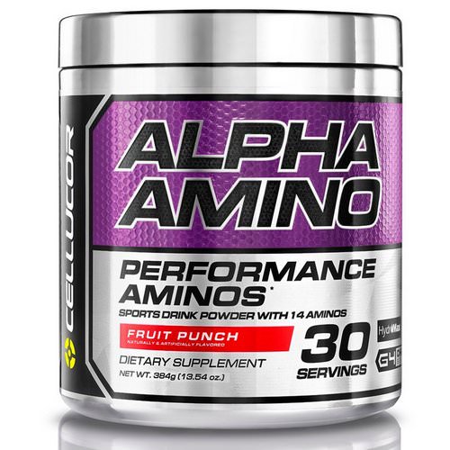 Cellucor, Alpha Amino, Performance BCAAs, Fruit Punch, 13.4 oz (381 g) Review